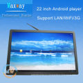 diseño confiable android 4.4 21.5 pulgadas 3G wifi lcd jugador de publicidad